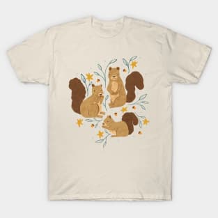 Thanksgiving Squirrel's Harvest T-Shirt